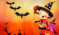 Trick or treat，杰米蘭帝共度萬圣狂歡節(jié)